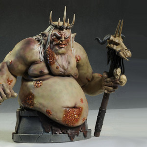  Hobbit Goblin King Mini Bust Goblin Kralı