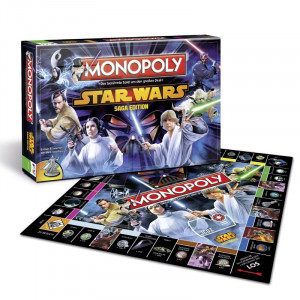  Star Wars Saga Edition Monopoly Saga Edition (ingilizce)