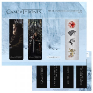 Game of Thrones Magnetic Bookmark Set B Manyetik Kitap Ayracı