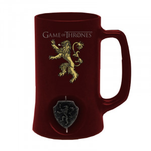 Game of Thrones 3D Rotating Lannister Red Stein Bardak