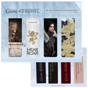  Game of Thrones Magnetic Bookmark Set C Manyetik Kitap Ayracı