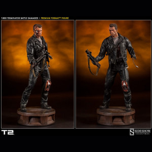  T-800 Terminator Battle Damaged Premium Format Figure