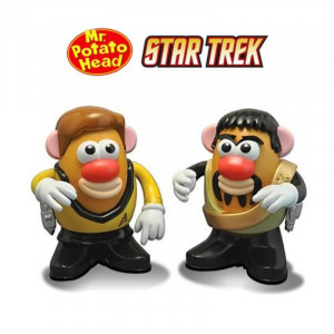  Mr. Potato Head Star Trek Captain Kirk & Klingon Kor