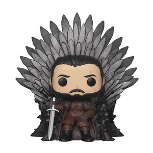 Funko Pop Deluxe Game O Thrones Jon Snow Sitting On Iron Throne