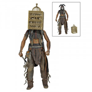 The Lone Ranger 7 inch Tonto with Cage Figür