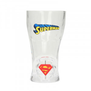 DC Comics Superman 3D Rotating Soda Glass Bardak