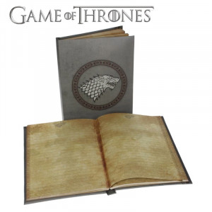 Game of Thrones Stark Notebook with Light Işıklı Defter