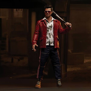  Fight Club 1999 Tyler Durden Red Jacket Version Sixth Scale Figure
