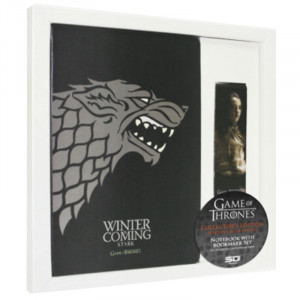 Game of Thrones Notebook & Bookmark Set Stark Defter