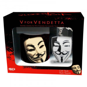  V for Vendetta: Mug & Keychain Gift Pack Hediye Seti