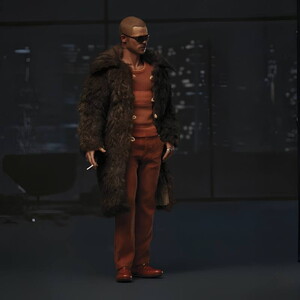  Fight Club 1999 Fur Coat Version Sixth Scale Figure