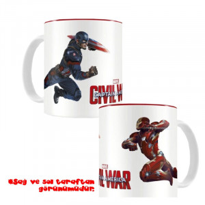  Captain America: Civil War Duel Mug Kupa Bardak