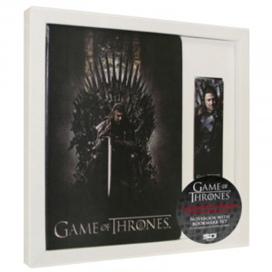 Game of Thrones Notebook & Bookmark Iron Throne Defter