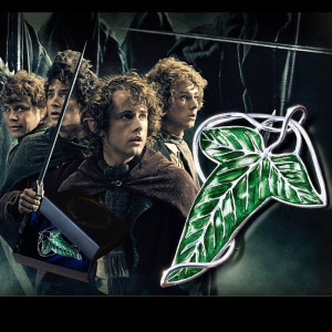 Lord of the Rings Elven Leaf Brooch Elf Broşu