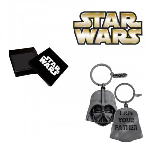 Darth Vader Im Your Father Silver Plated Keychain