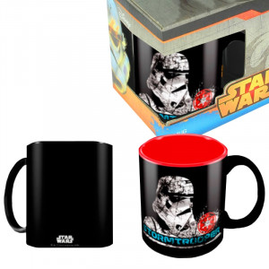  Star Wars: Stormtrooper Black Red Ceramic Mug Bardak