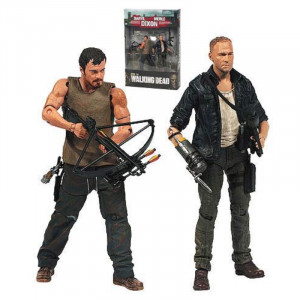 Walking Dead Merle and Daryl Dixon Figür Seti