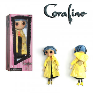 Coraline Real Cloth Doll 10 inch Bebek Figür
