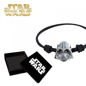 Darth Vader Head Silver Plated Bracelet Bileklik