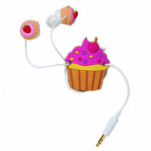 Cupcake Kulaklık Ve Kablo Toplayıcı