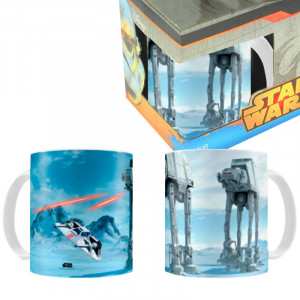  Star Wars: Battle of Hoth Black Ceramic Mug Bardak