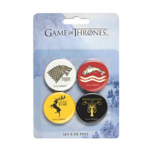  Game of Thrones Badges Set B Rozet Seti