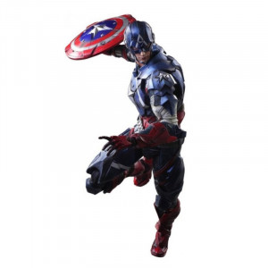  Marvel Variant Play Arts Kai Captain America Figure