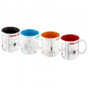 Star Wars: Blueprints Mini Espresso Shot Set Of 4