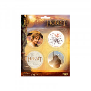 The Hobbit Badges Set A Hobbit Rozet Seti