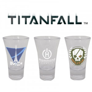  Titanfall Shotglasses set of 3 Espresso Shot Bardağı Seti