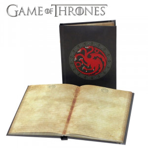  Game of Thrones Targaryen Notebook with Light Işıklı Defter