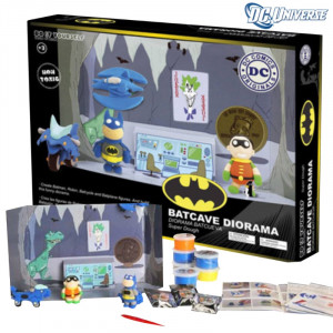 DC Universe: Batcave Set Super Dough DIY Oyun Hamuru