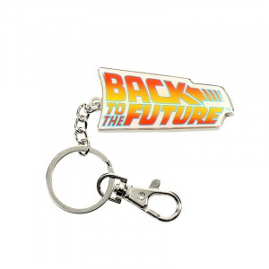  Back To The Future Logo Metal Keychain Anahtarlık