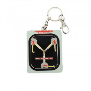  BTTF Flux Capacitor Metal Keychain Anahtarlık