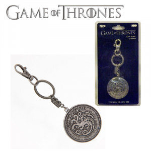 Game of Thrones Targaryen Shield Snap Keychain Anahtarlık