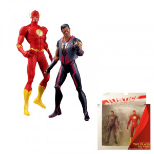 Justice League New 52 Flash vs. Vibe 2 Pack Figure