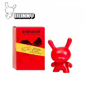 10th Anniversary Dunny Red 3 inch Figure