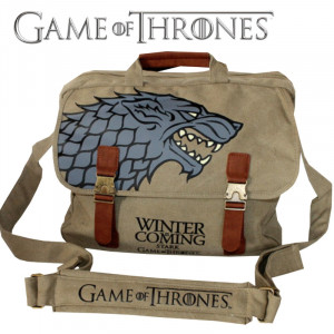Game Of Thrones Stark Canvas Messenger Bag Çanta