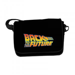  Back To The Future Logo Messenger Bag Omuz Çantası