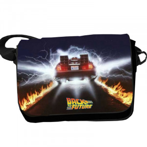  Back To The Future DeLorean Messenger Bag Omuz Çantası