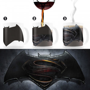 Batman Vs. Superman Heat Changing Mug Kupa Bardak